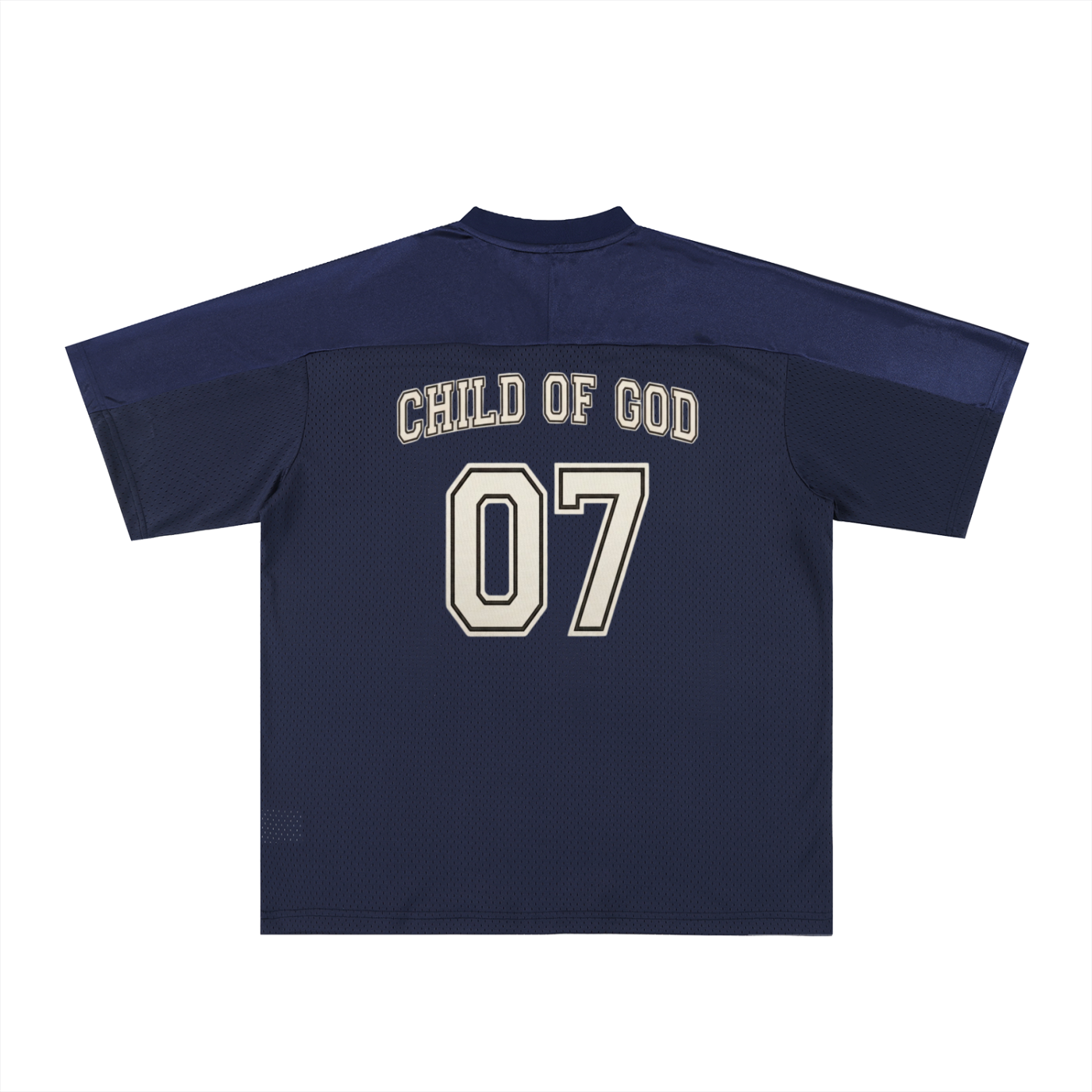 CHILD OF GOD - Oversized Mesh V-Neck Fußballtrikot