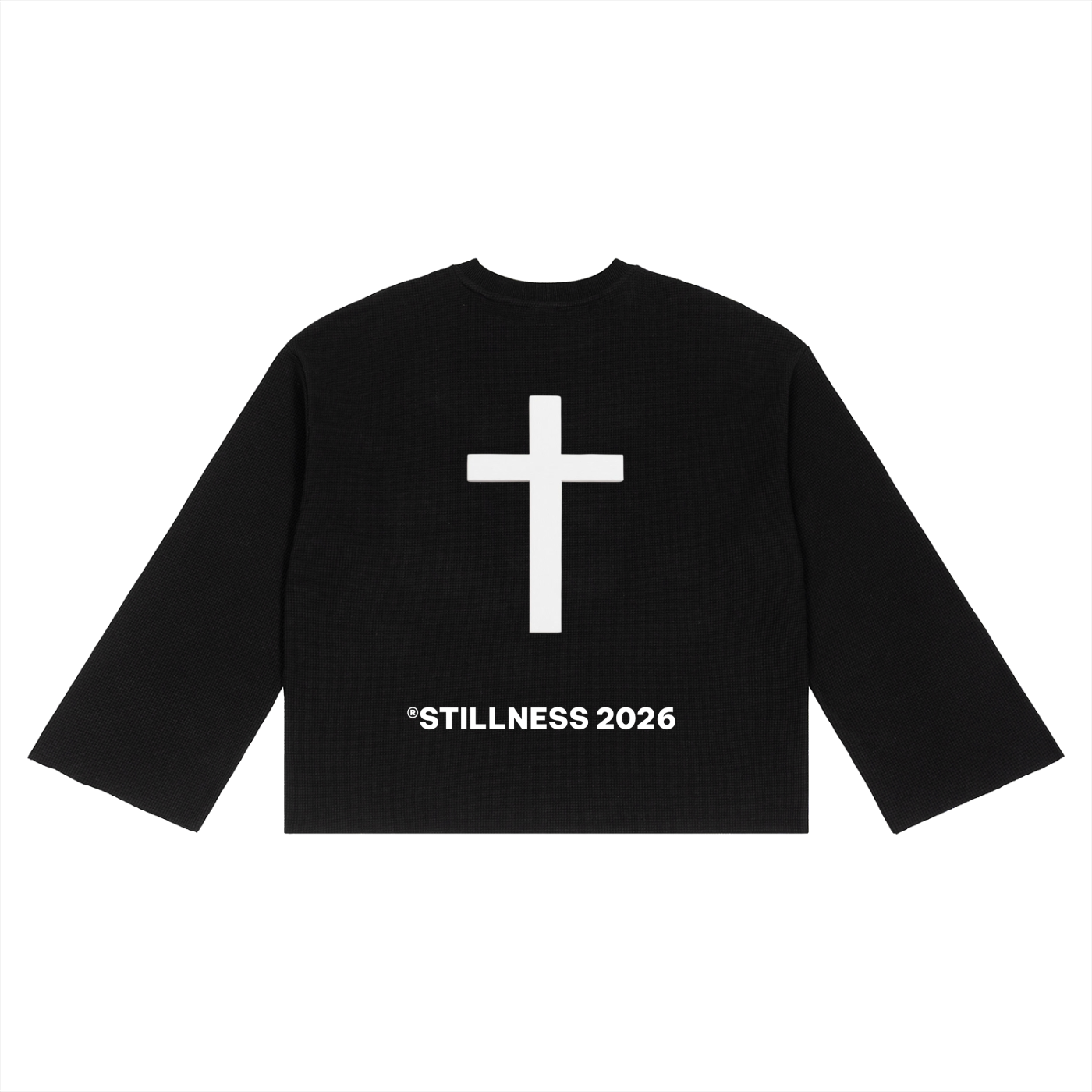 JESUS IS KING - Unisex Waffle Raw Edge T-Shirt