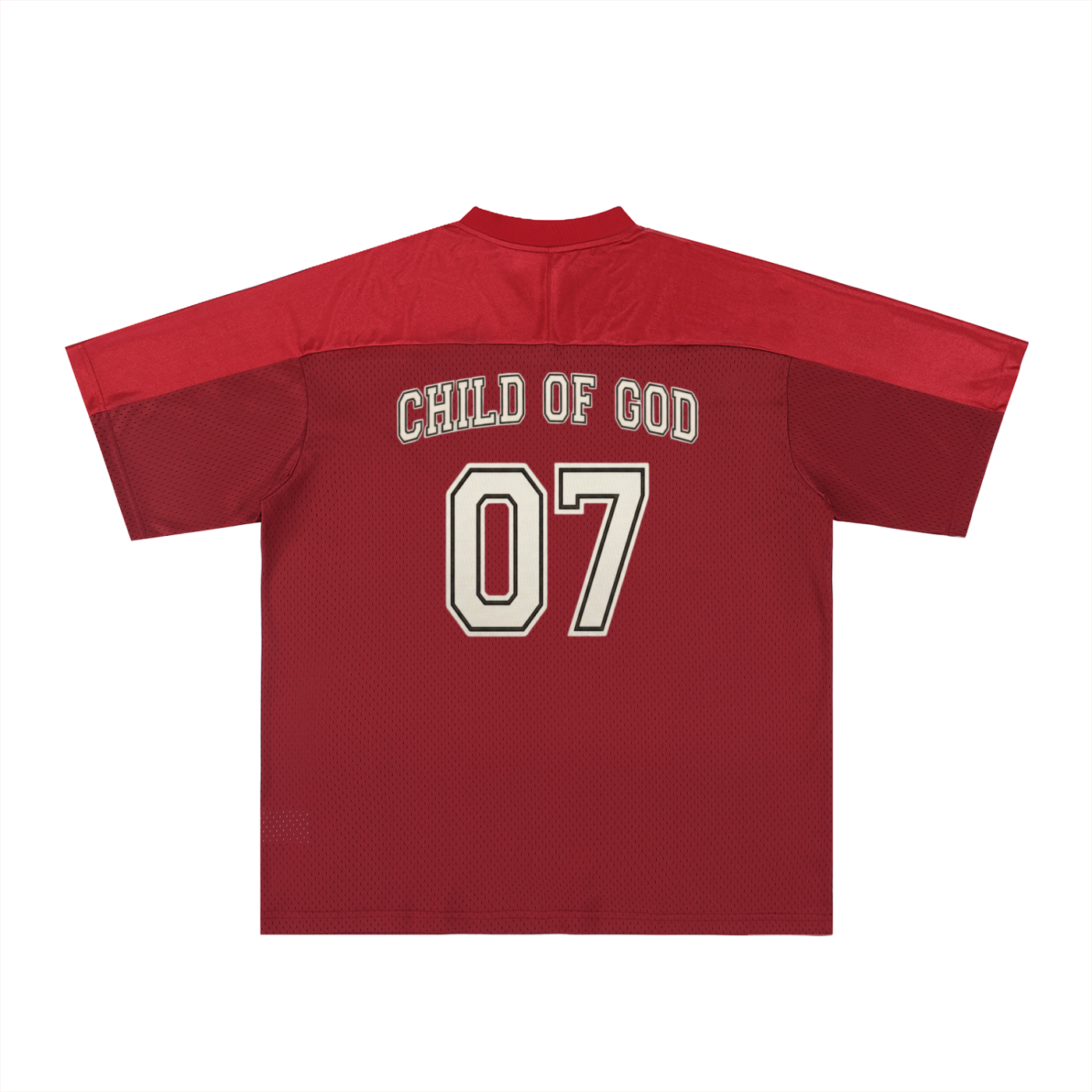 CHILD OF GOD - Oversized Mesh V-Neck Fußballtrikot