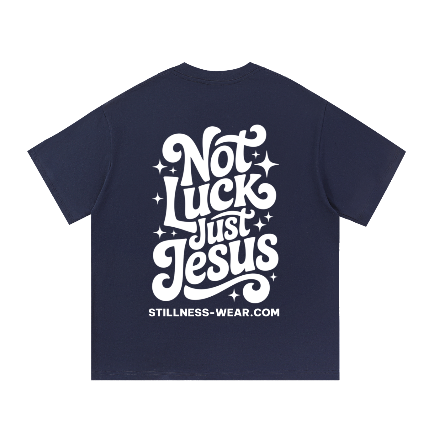 NOT LUCK - JUST JESUS - Essential Cotton T-Shirt