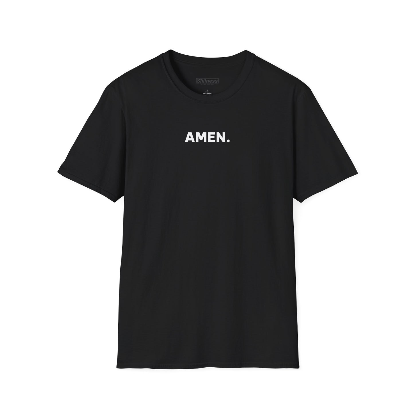 Amen. T-Shirt — Minimal Christian Graphic Tee (Stillness-Wear.com)
