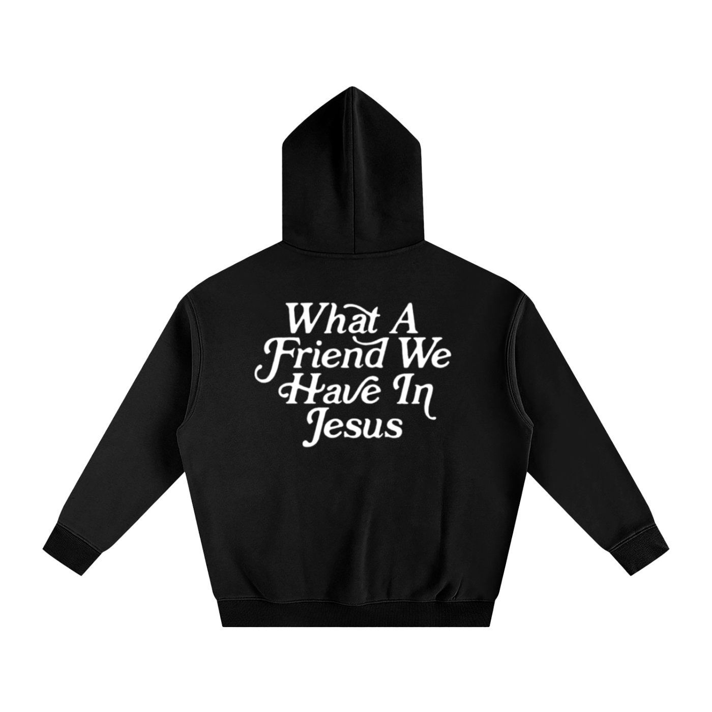 WHAT A FRIEND - Oversize Fleeced Hoodie