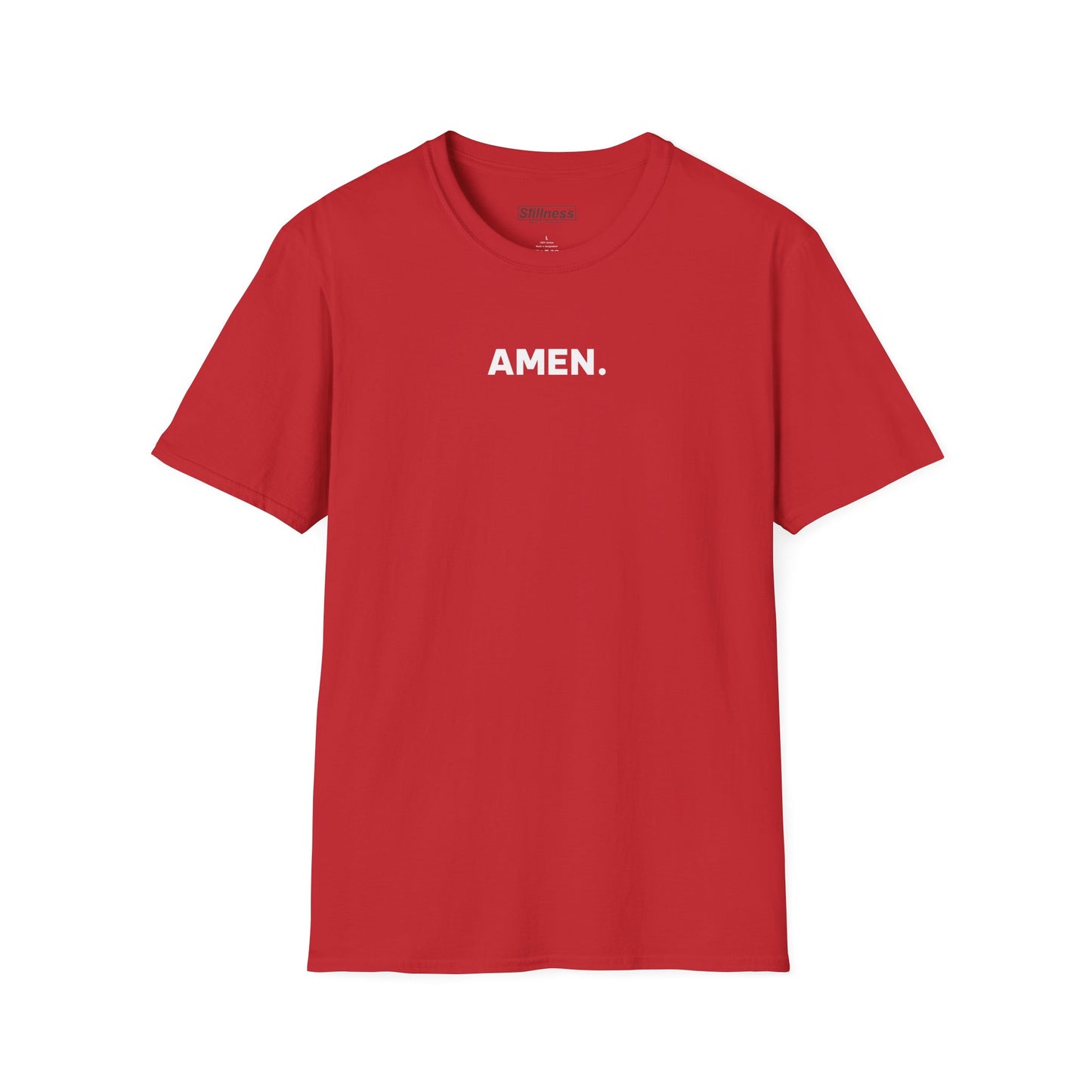 Amen. T-Shirt — Minimal Christian Graphic Tee (Stillness-Wear.com)