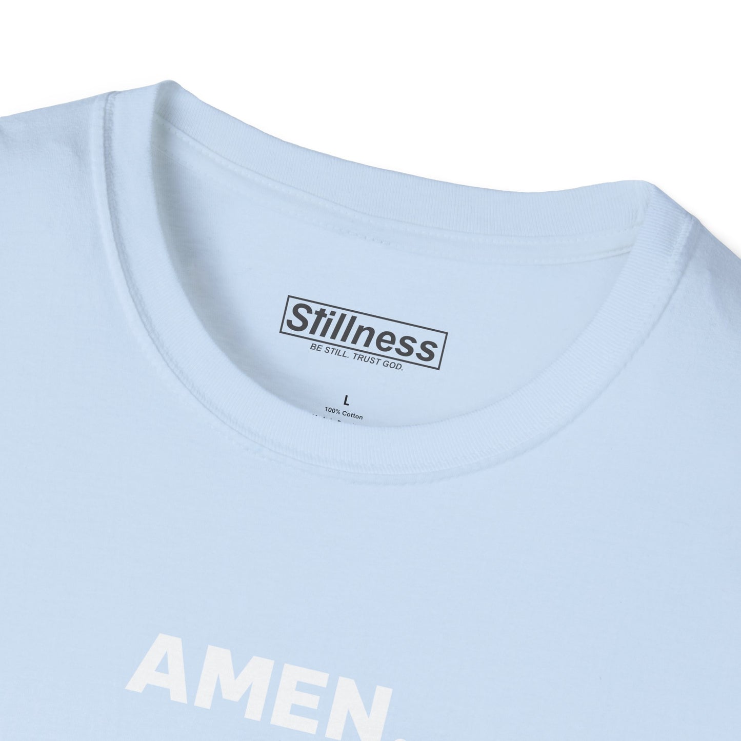 Amen. T-Shirt — Minimal Christian Graphic Tee (Stillness-Wear.com)