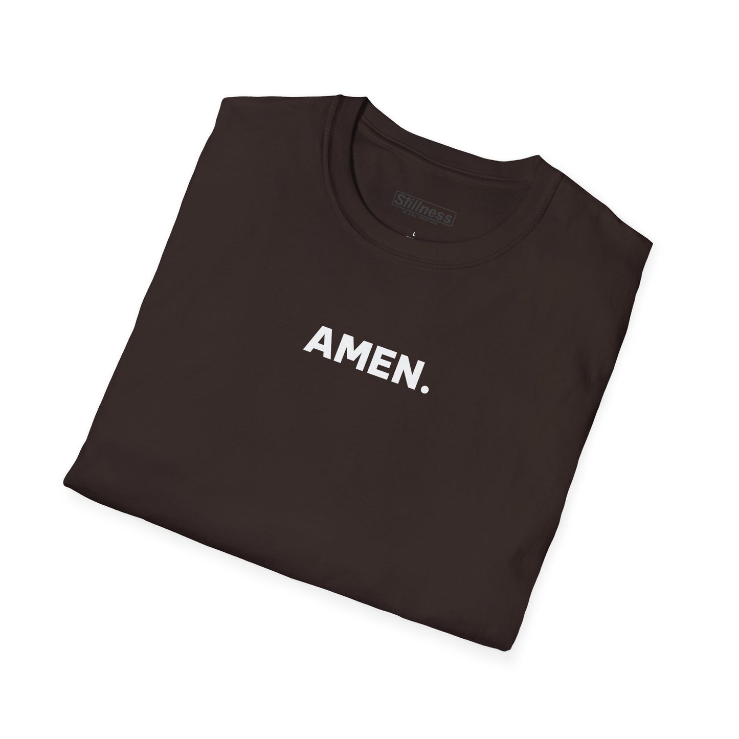 Amen. T-Shirt — Minimal Christian Graphic Tee (Stillness-Wear.com)