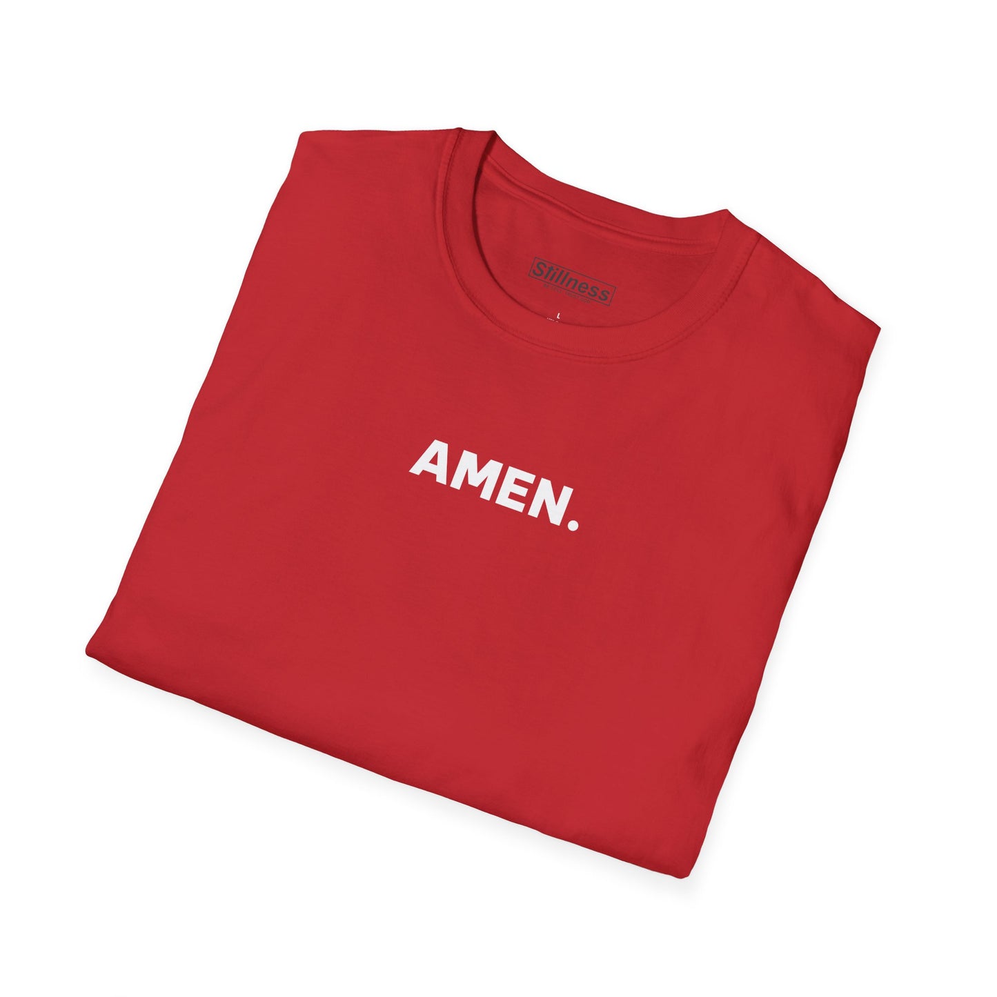 Amen. T-Shirt — Minimal Christian Graphic Tee (Stillness-Wear.com)