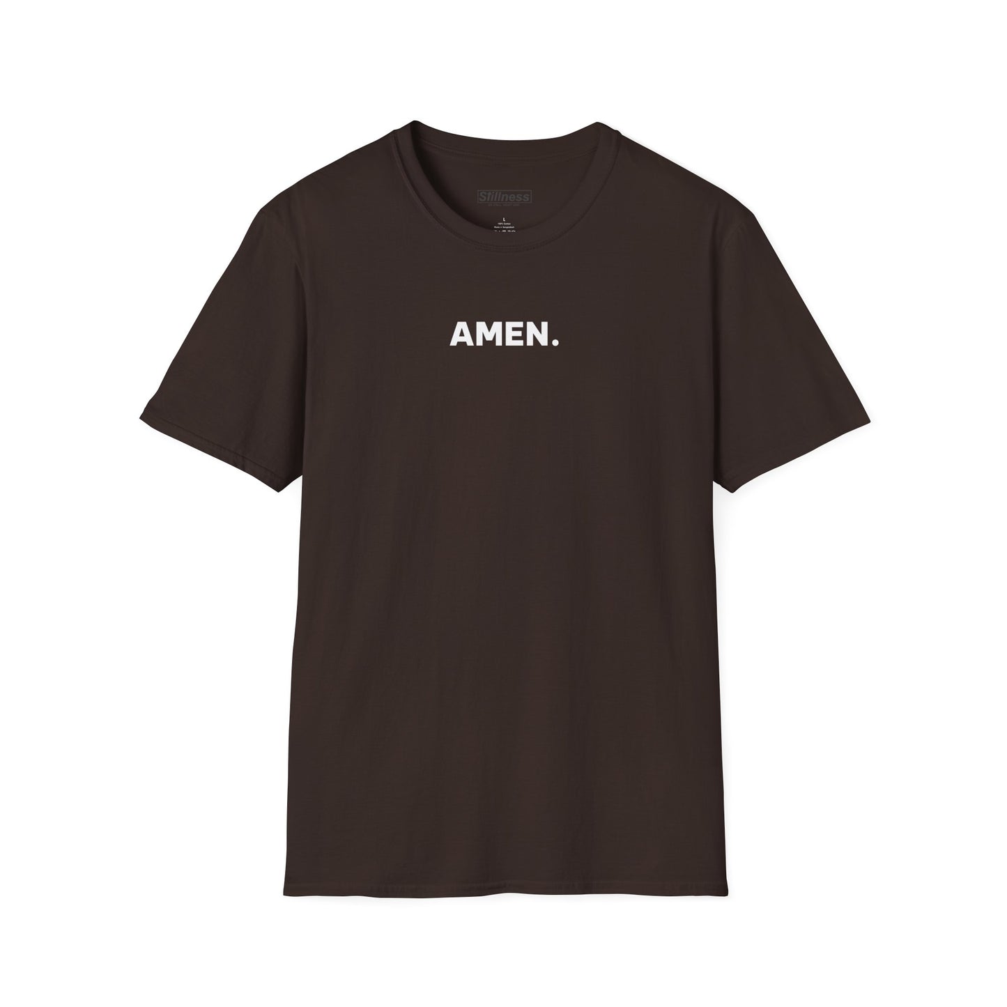 Amen. T-Shirt — Minimal Christian Graphic Tee (Stillness-Wear.com)
