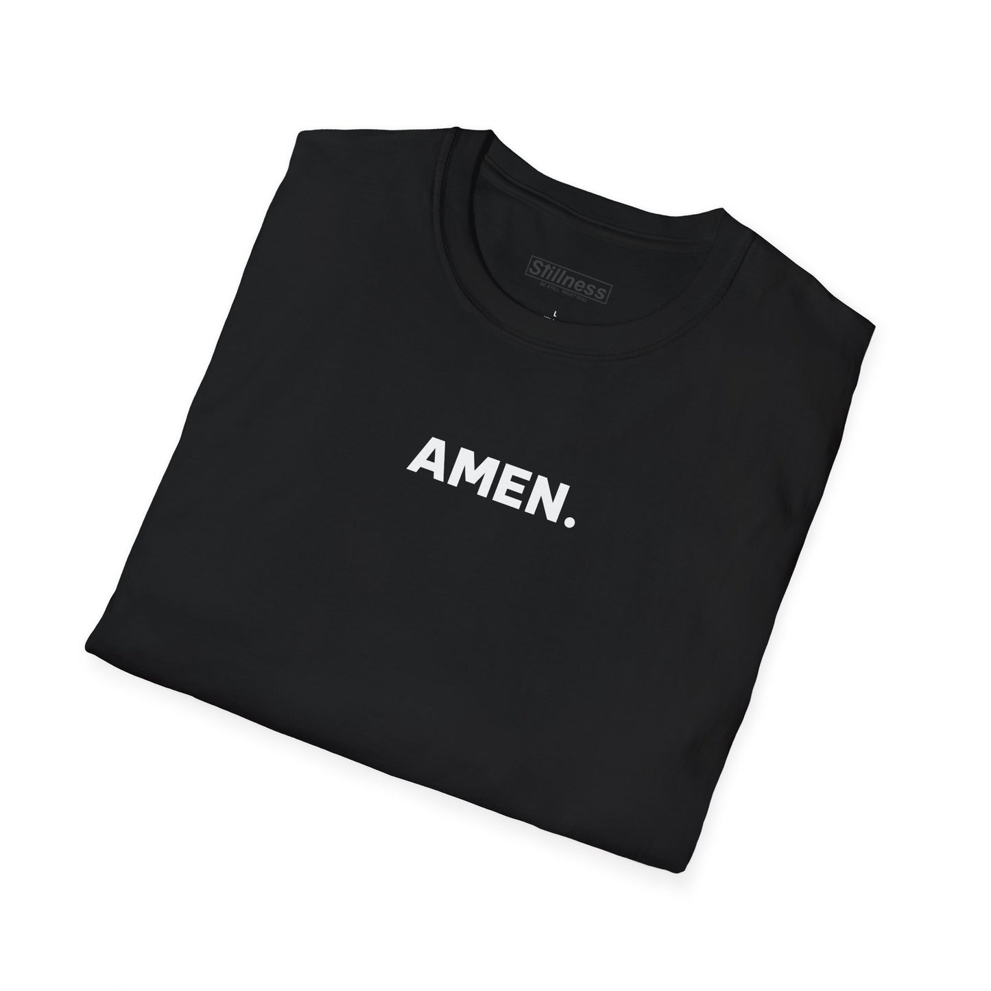 Amen. T-Shirt — Minimal Christian Graphic Tee (Stillness-Wear.com)