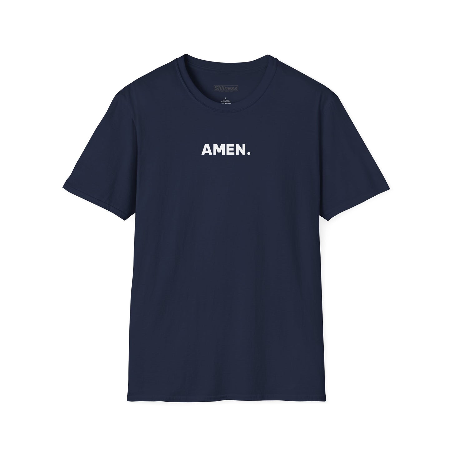 Amen. T-Shirt — Minimal Christian Graphic Tee (Stillness-Wear.com)