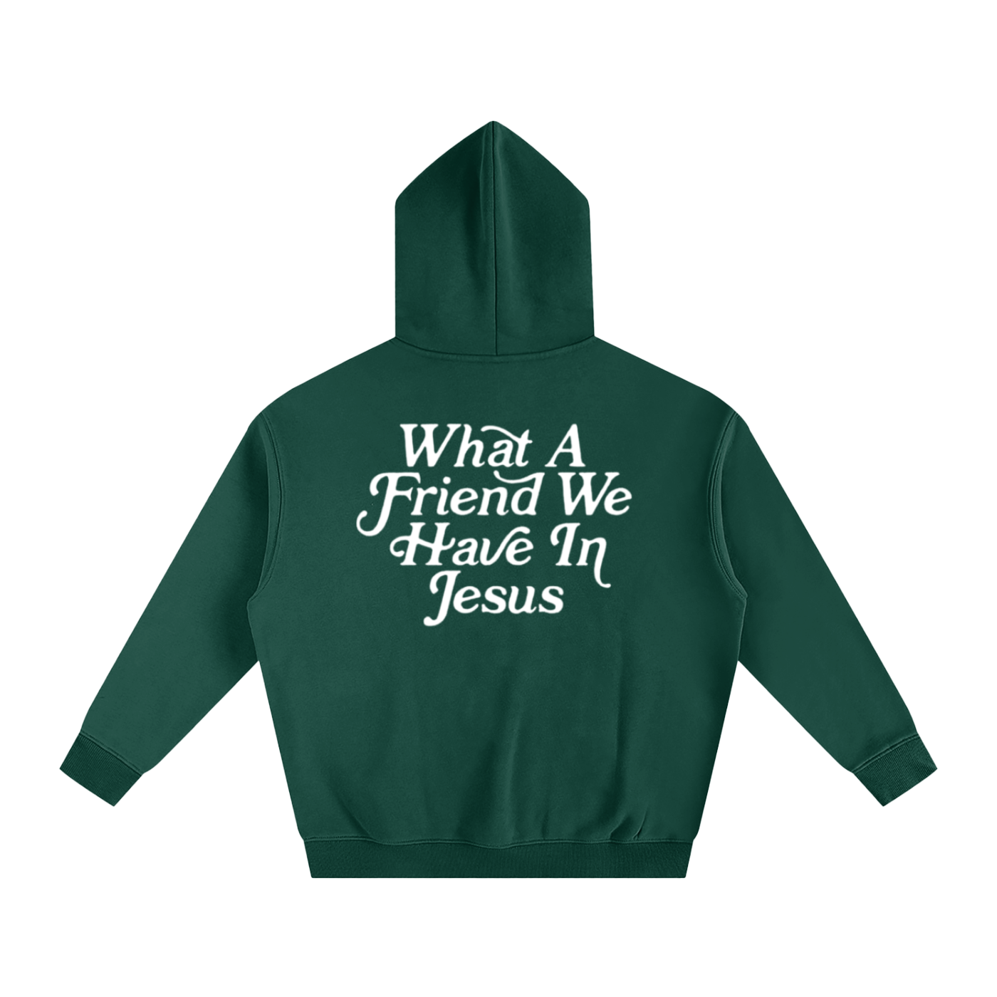 WHAT A FRIEND - Oversize Fleeced Hoodie
