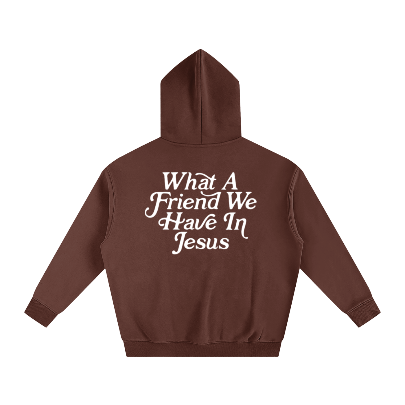 WHAT A FRIEND - Oversize Fleeced Hoodie