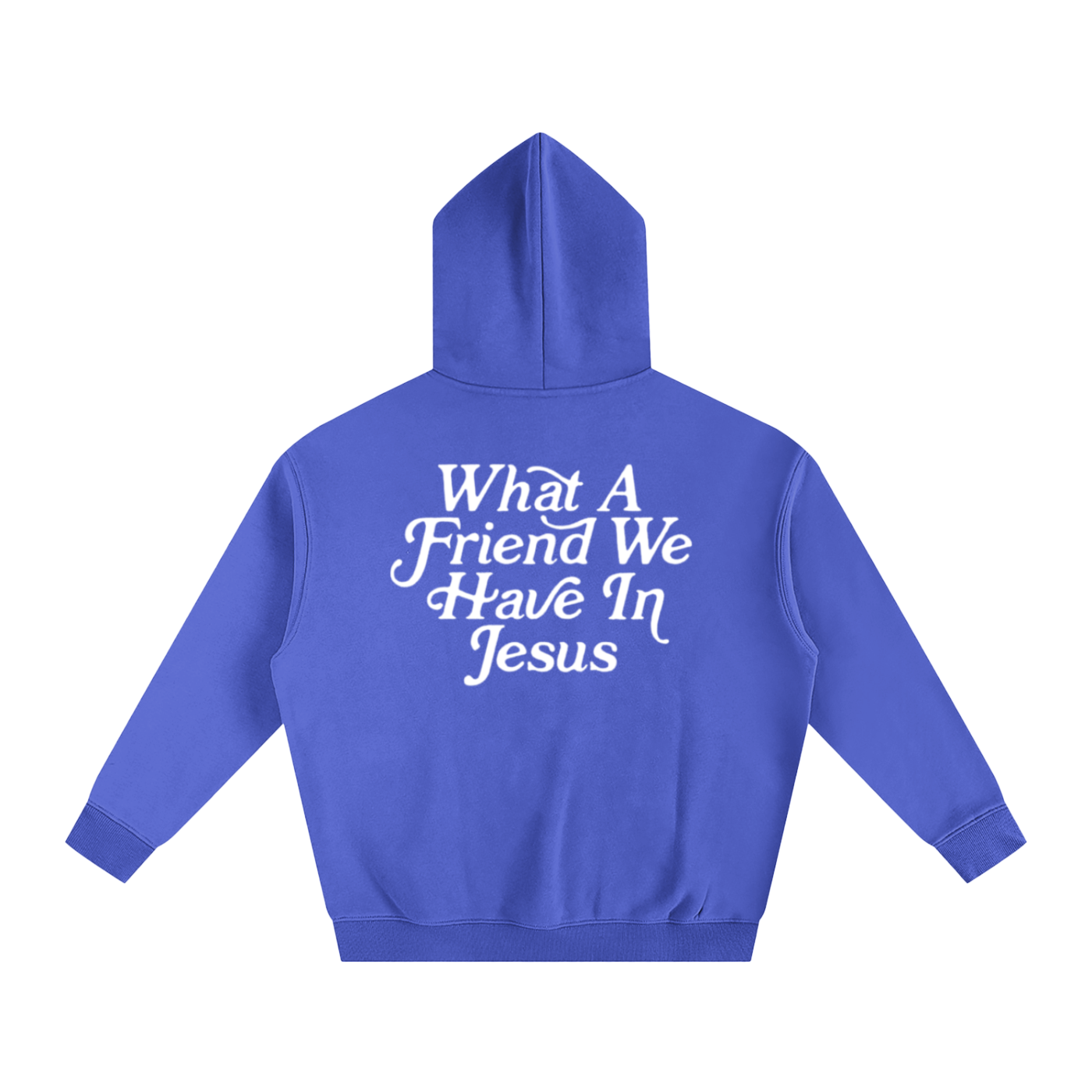 WHAT A FRIEND - Oversize Fleeced Hoodie
