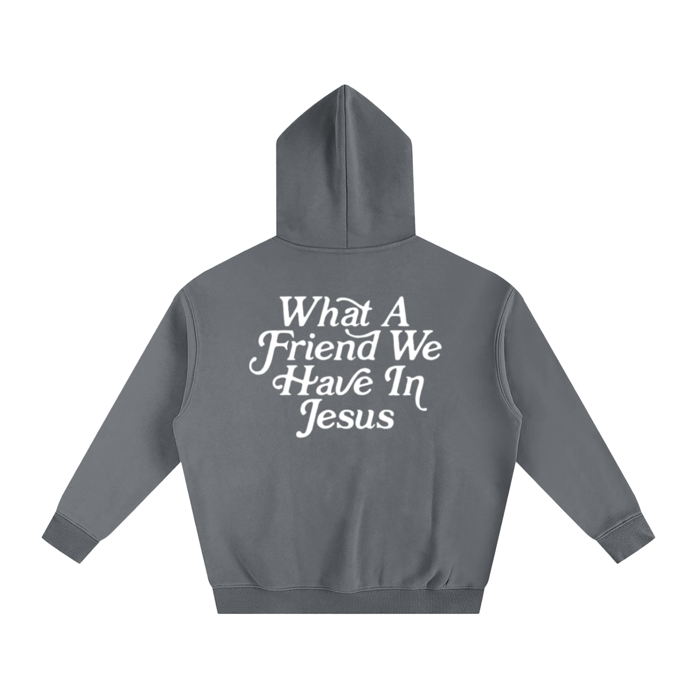 WHAT A FRIEND - Oversize Fleeced Hoodie