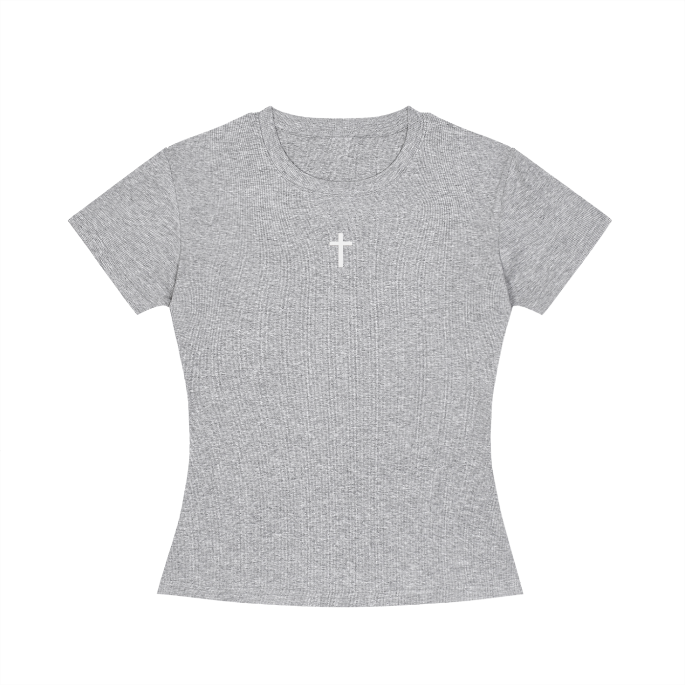 NOT LUCK JUST JESUS - Women's Slim Fit Crewneck T-Shirt