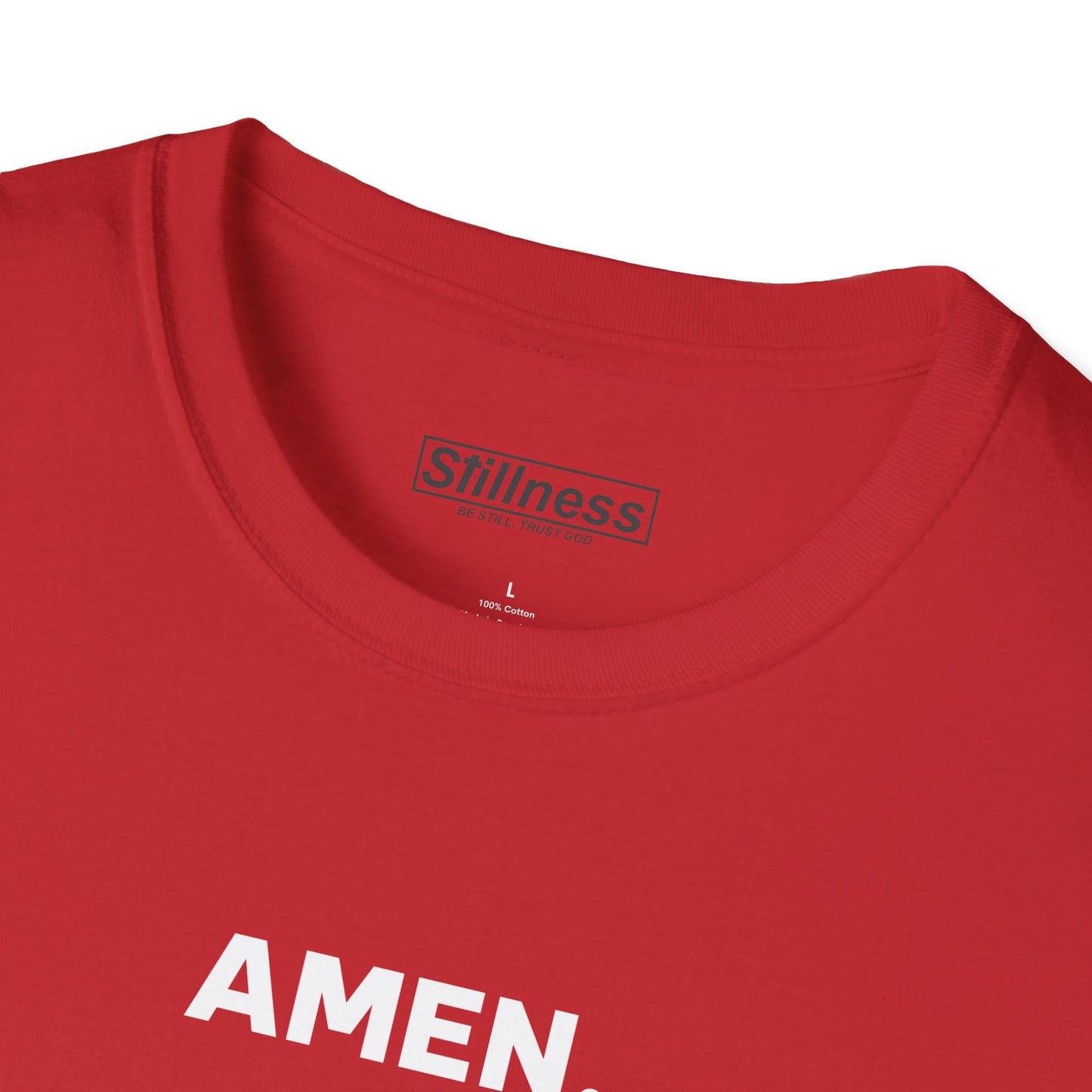 Amen. T-Shirt — Minimal Christian Graphic Tee (Stillness-Wear.com)
