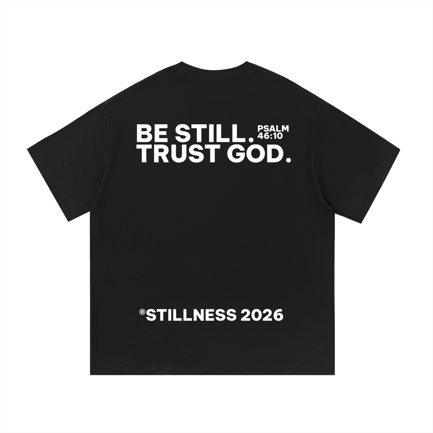 BE STILL. TRUST GOD. ohne Jesuskreuz - Essential Cotton T-Shirt