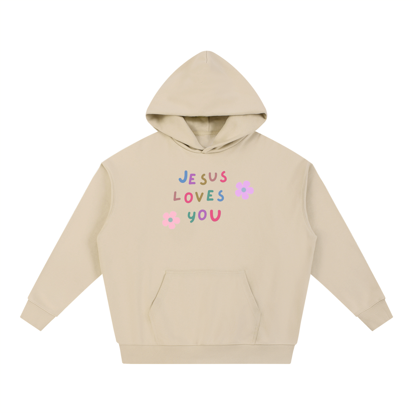 JESUS LOVES YOU - Essential Heavyweight Hoodie