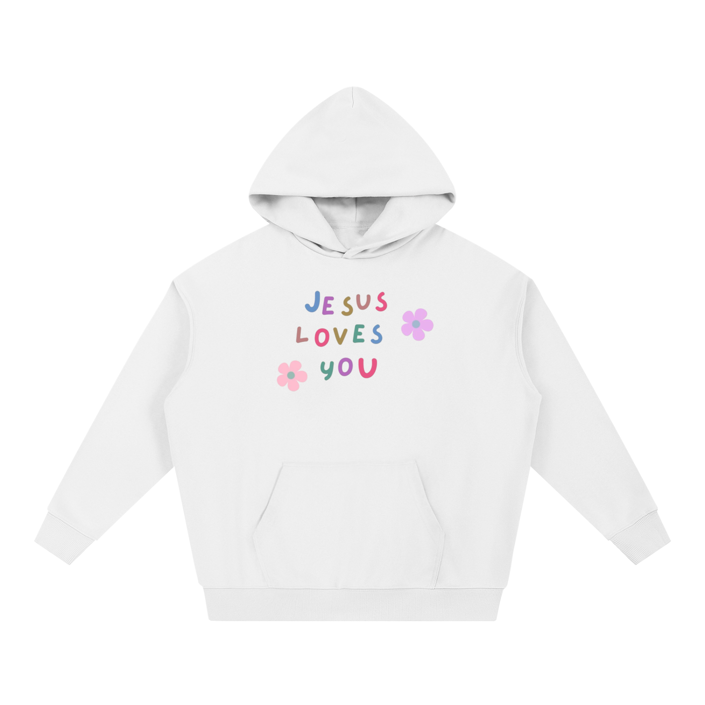 JESUS LOVES YOU - Essential Heavyweight Hoodie