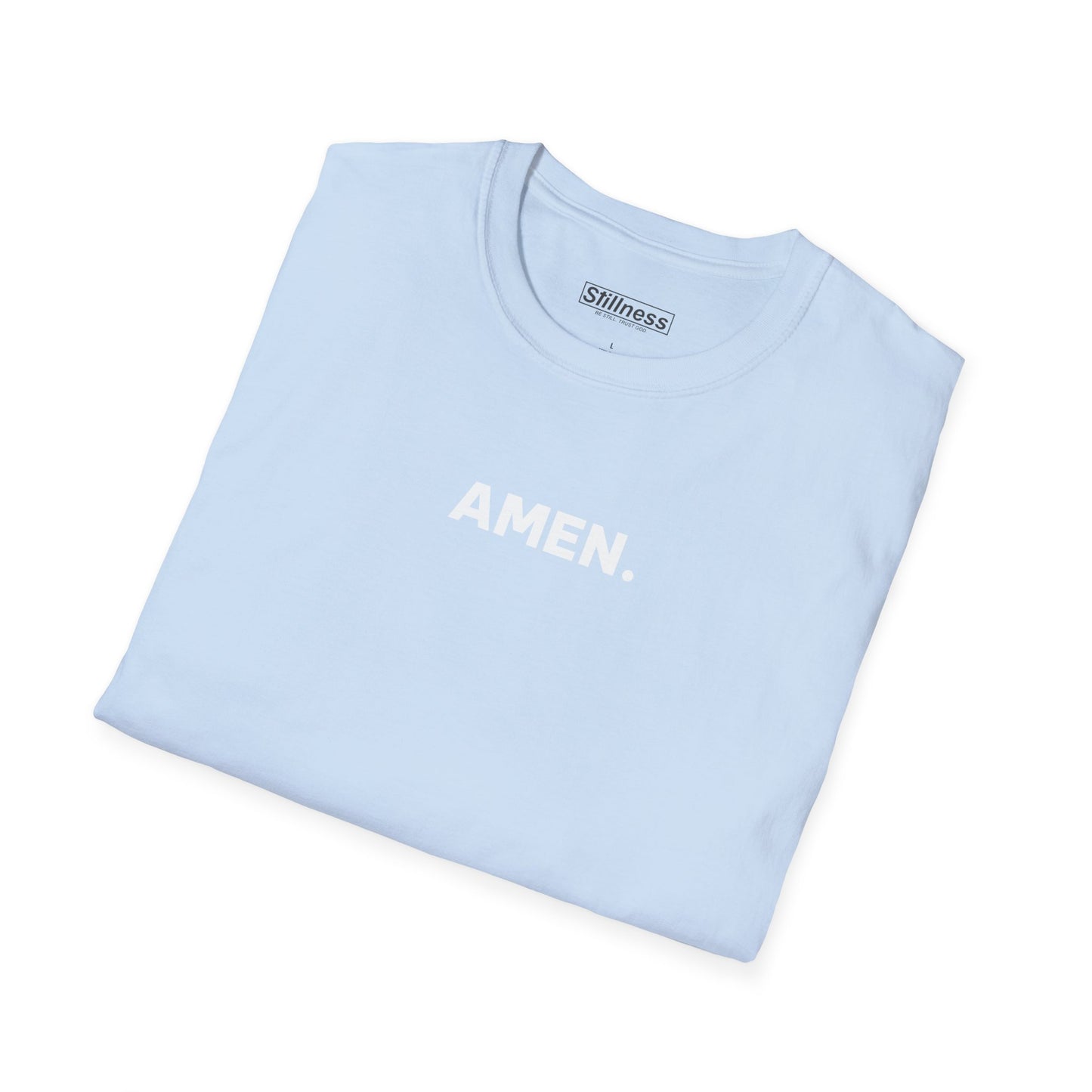 Amen. T-Shirt — Minimal Christian Graphic Tee (Stillness-Wear.com)