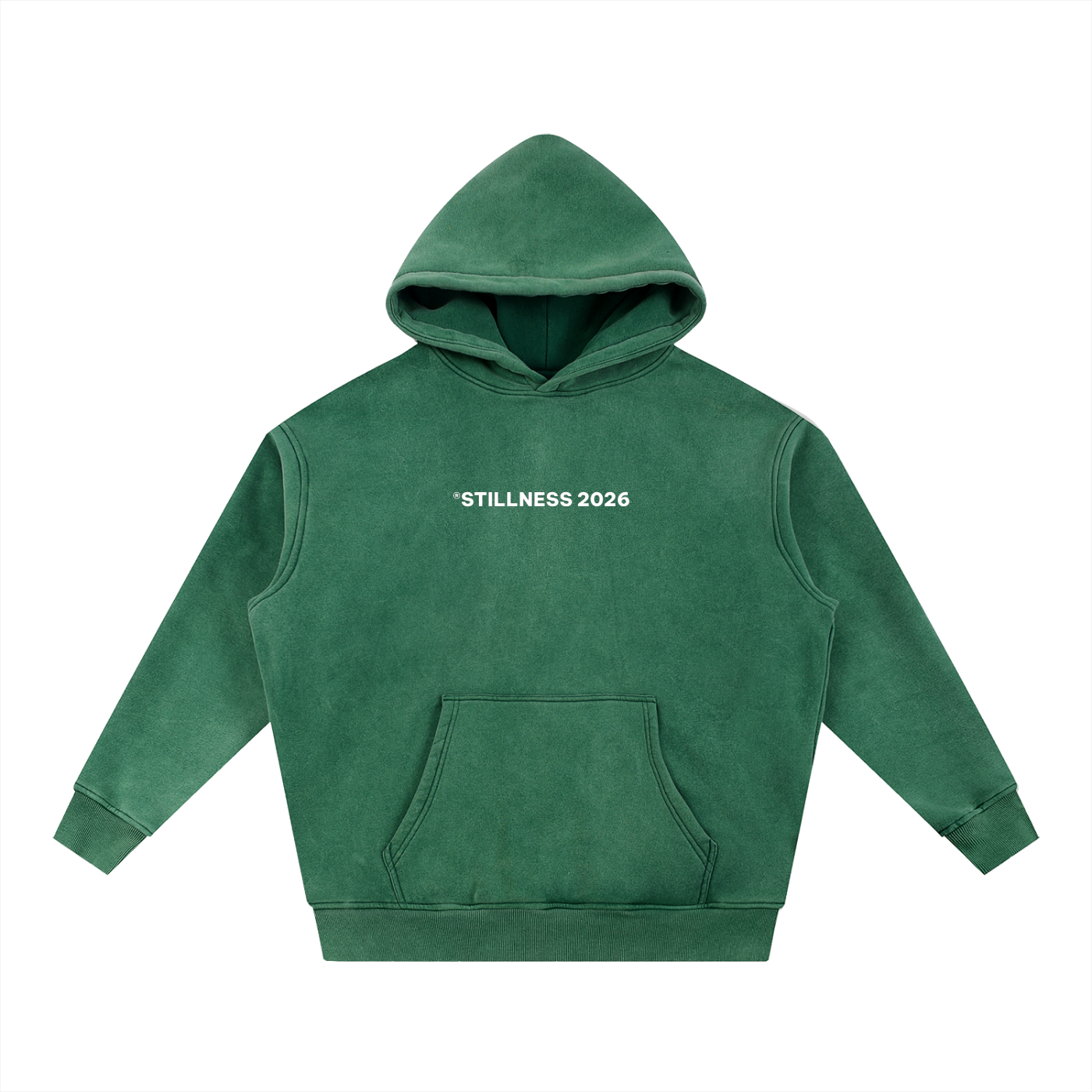WHAt A FRIEND - Snow Wash Fleece Oversize Hoodie