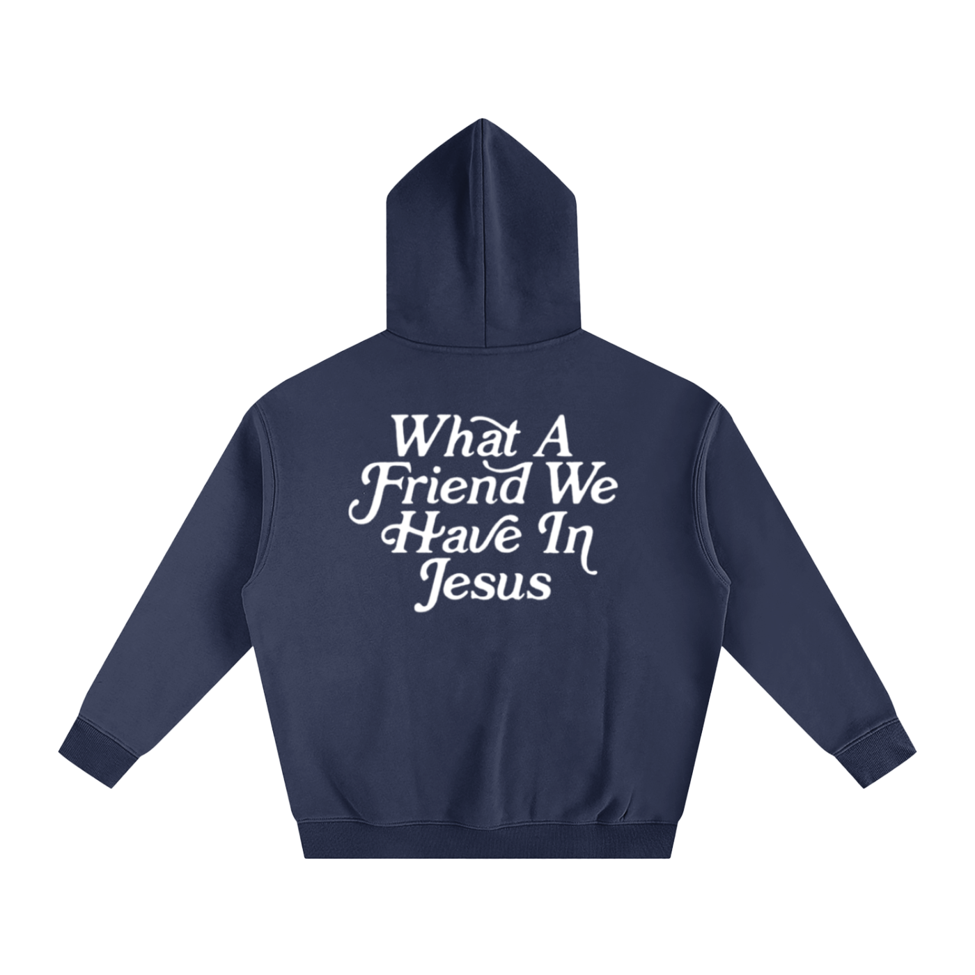 WHAT A FRIEND - Oversize Fleeced Hoodie