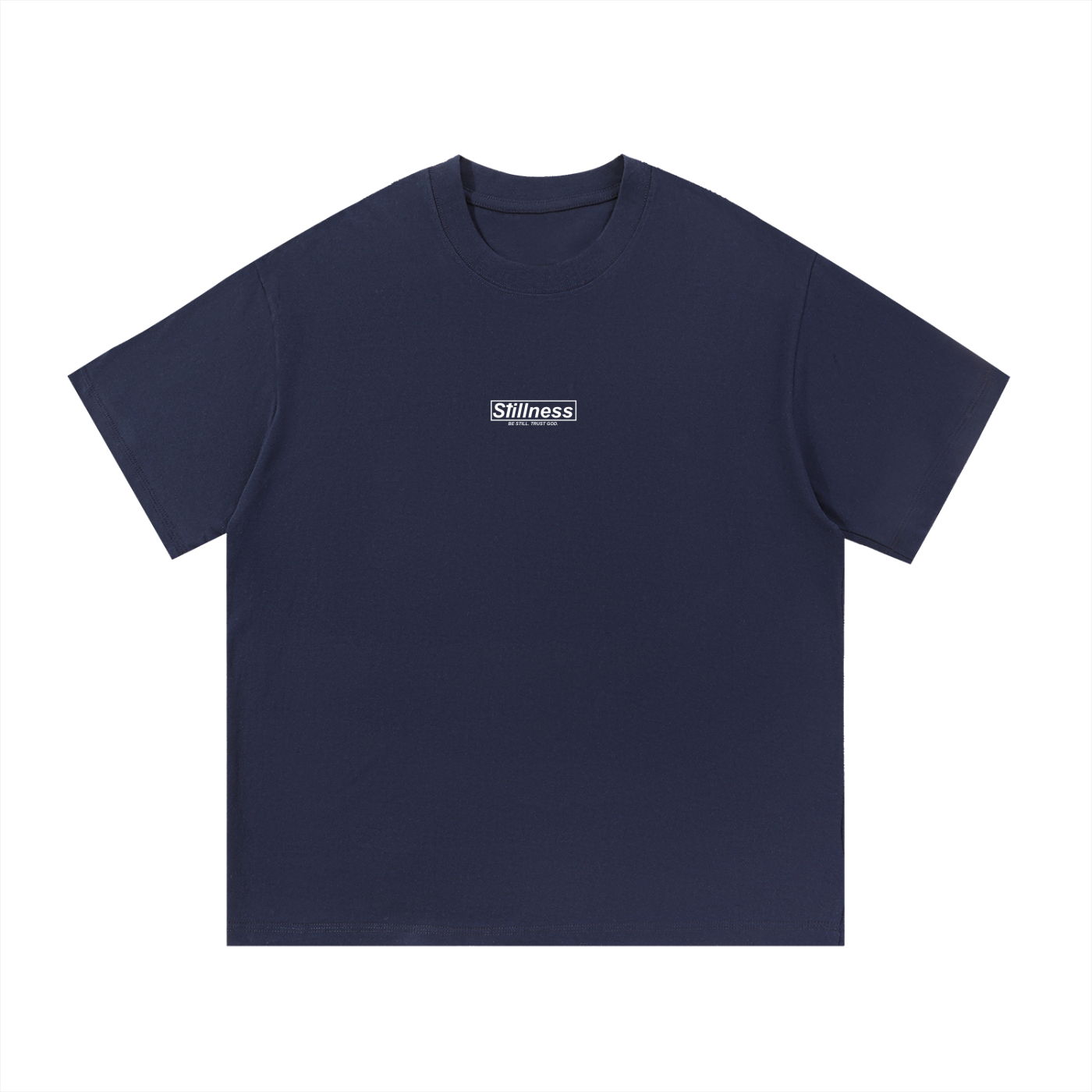 BE STILL. TRUST GOD. Jesuskreuz Essential Cotton T-Shirt