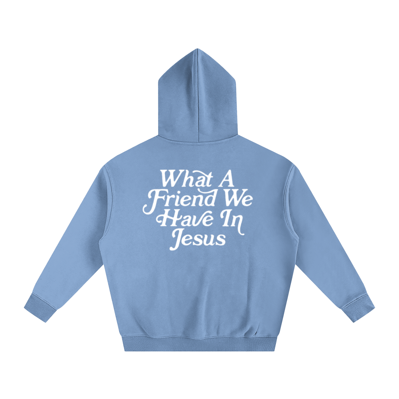 WHAT A FRIEND - Oversize Fleeced Hoodie