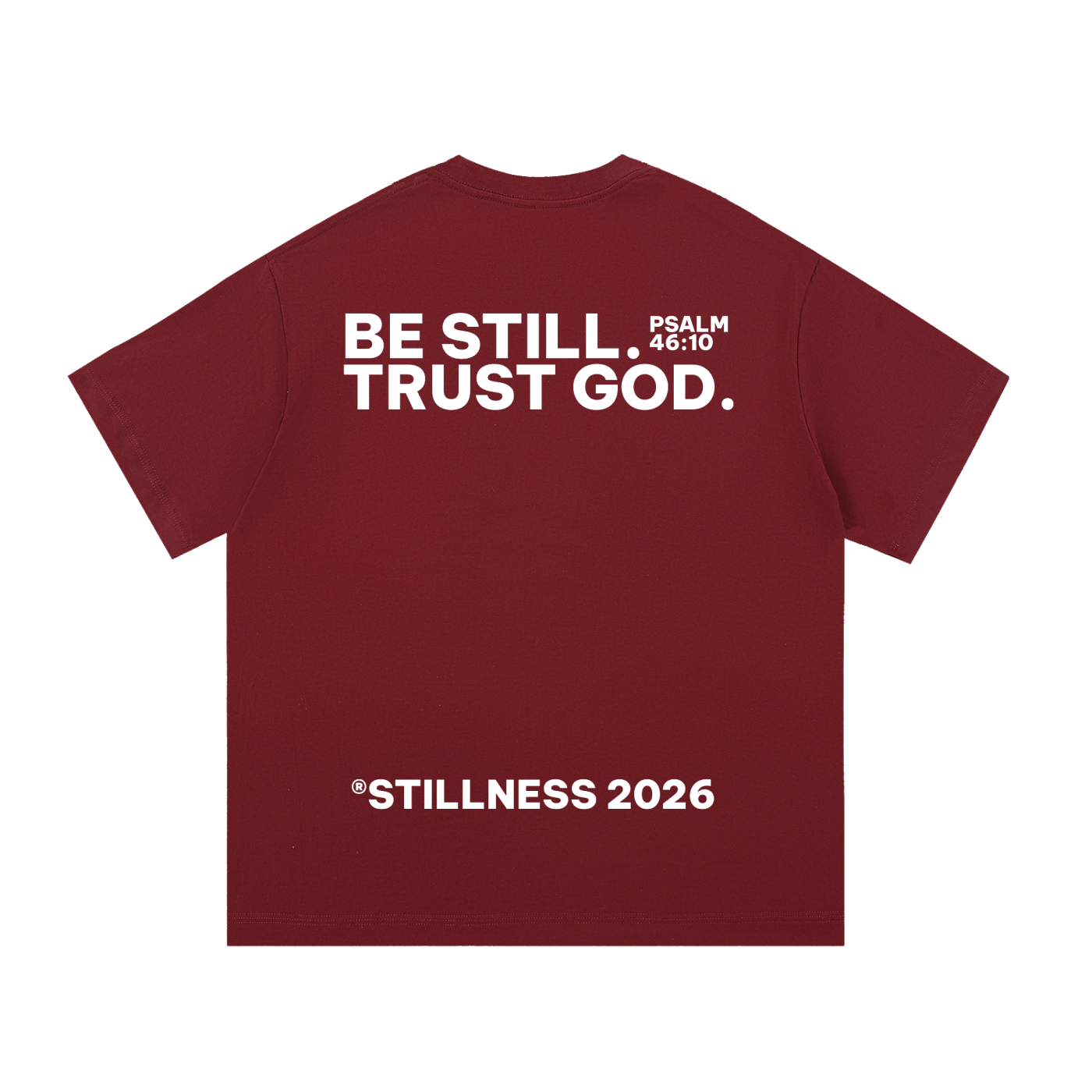BE STILL. TRUST GOD. ohne Jesuskreuz - Essential Cotton T-Shirt