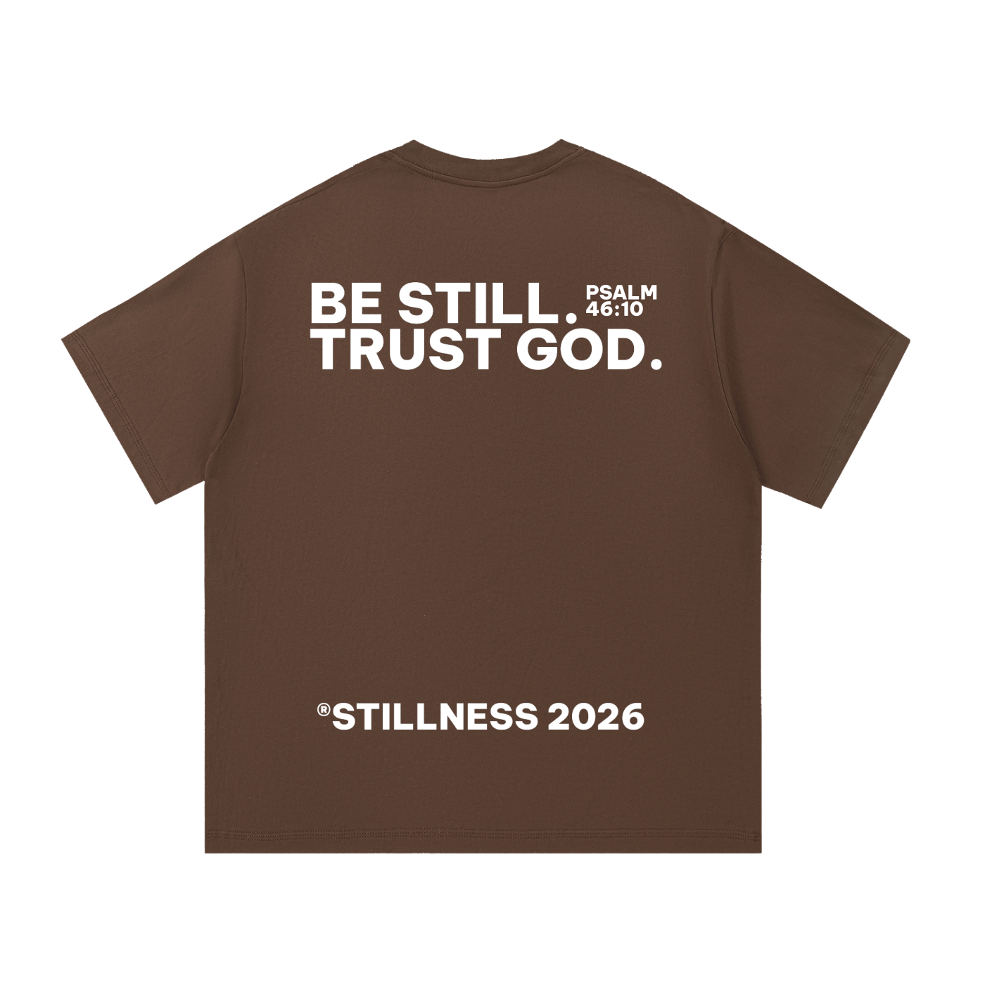 BE STILL. TRUST GOD. ohne Jesuskreuz - Essential Cotton T-Shirt