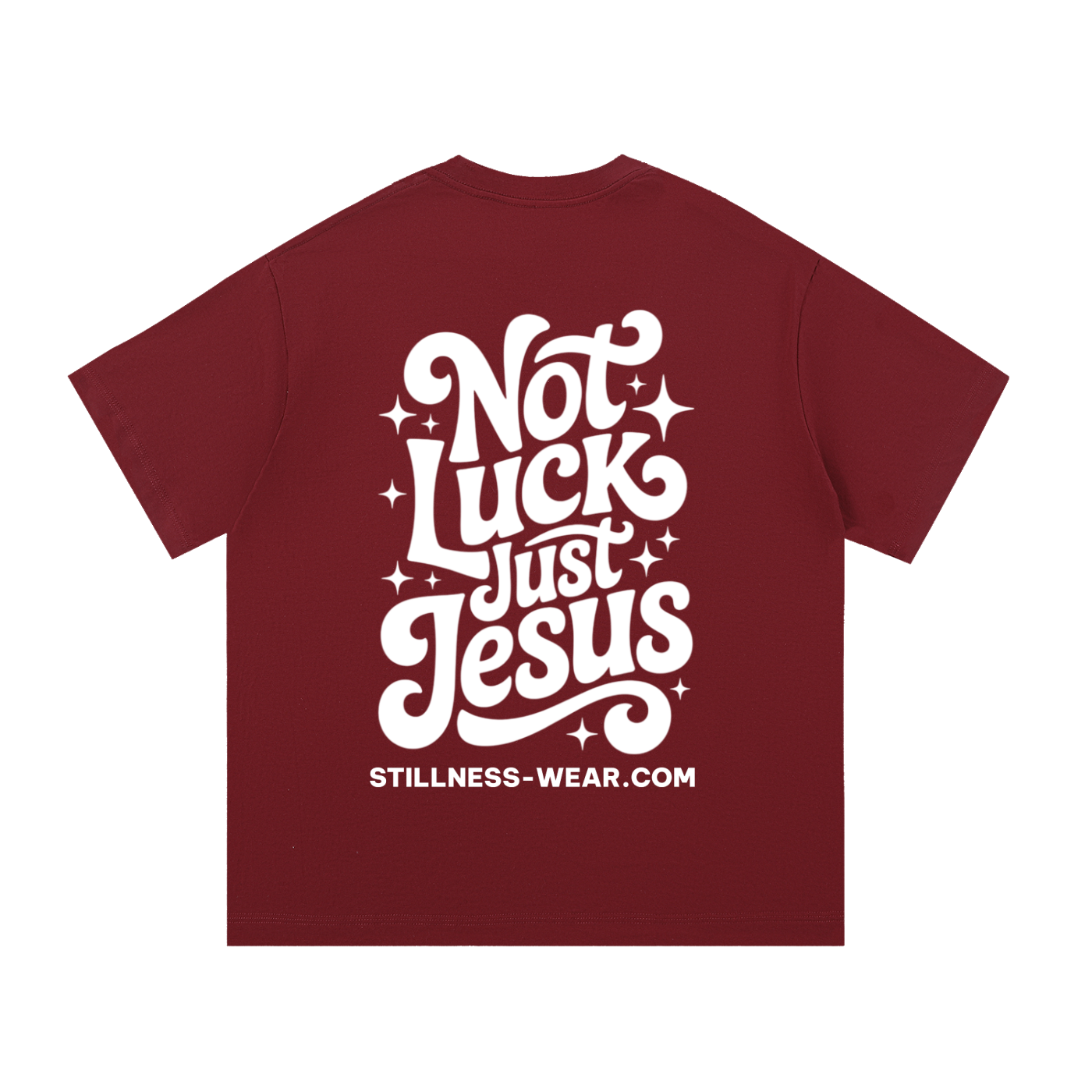 NOT LUCK - JUST JESUS - Essential Cotton T-Shirt