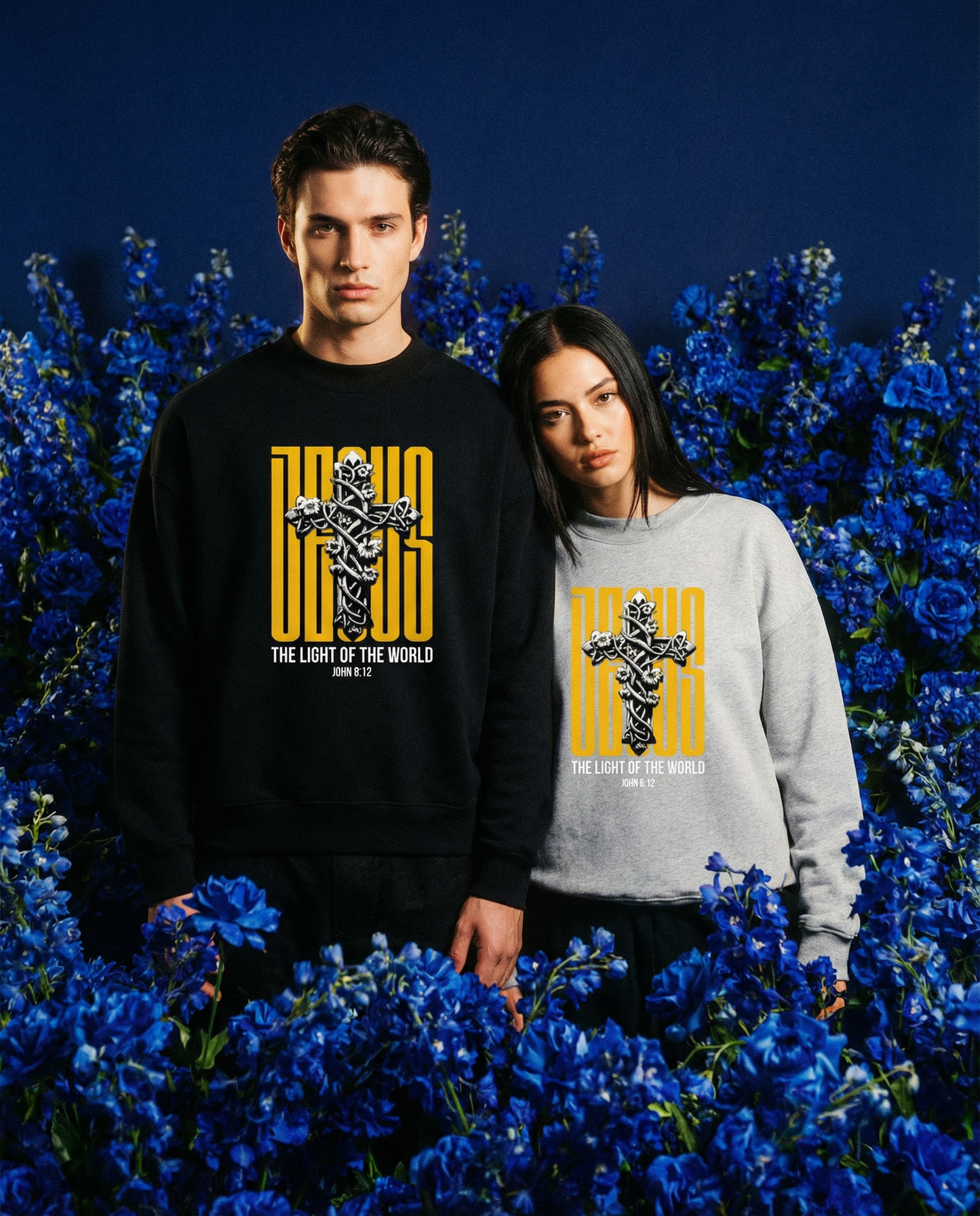 Fleece Sweatshirt mit Seitenschlitz und Rundhalsausschnitt