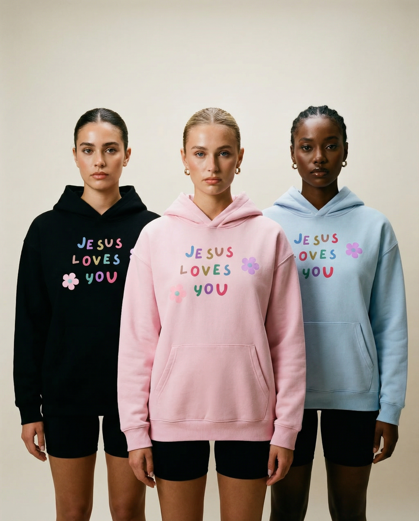 JESUS LOVES YOU - Essential Heavyweight Hoodie