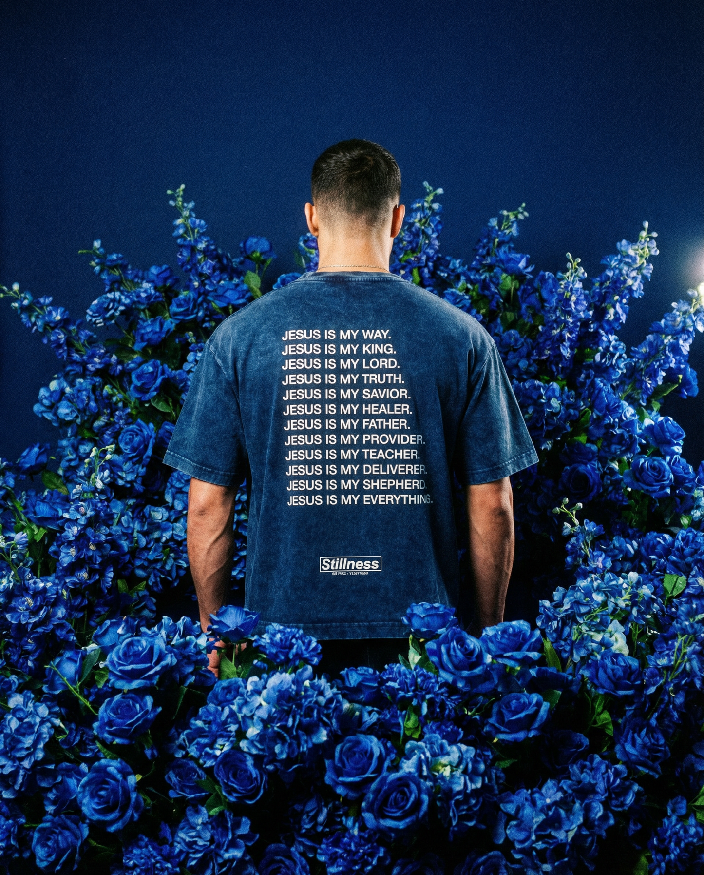 JESUS IS - Mineral Wash Boxy Cotton T-Shirt