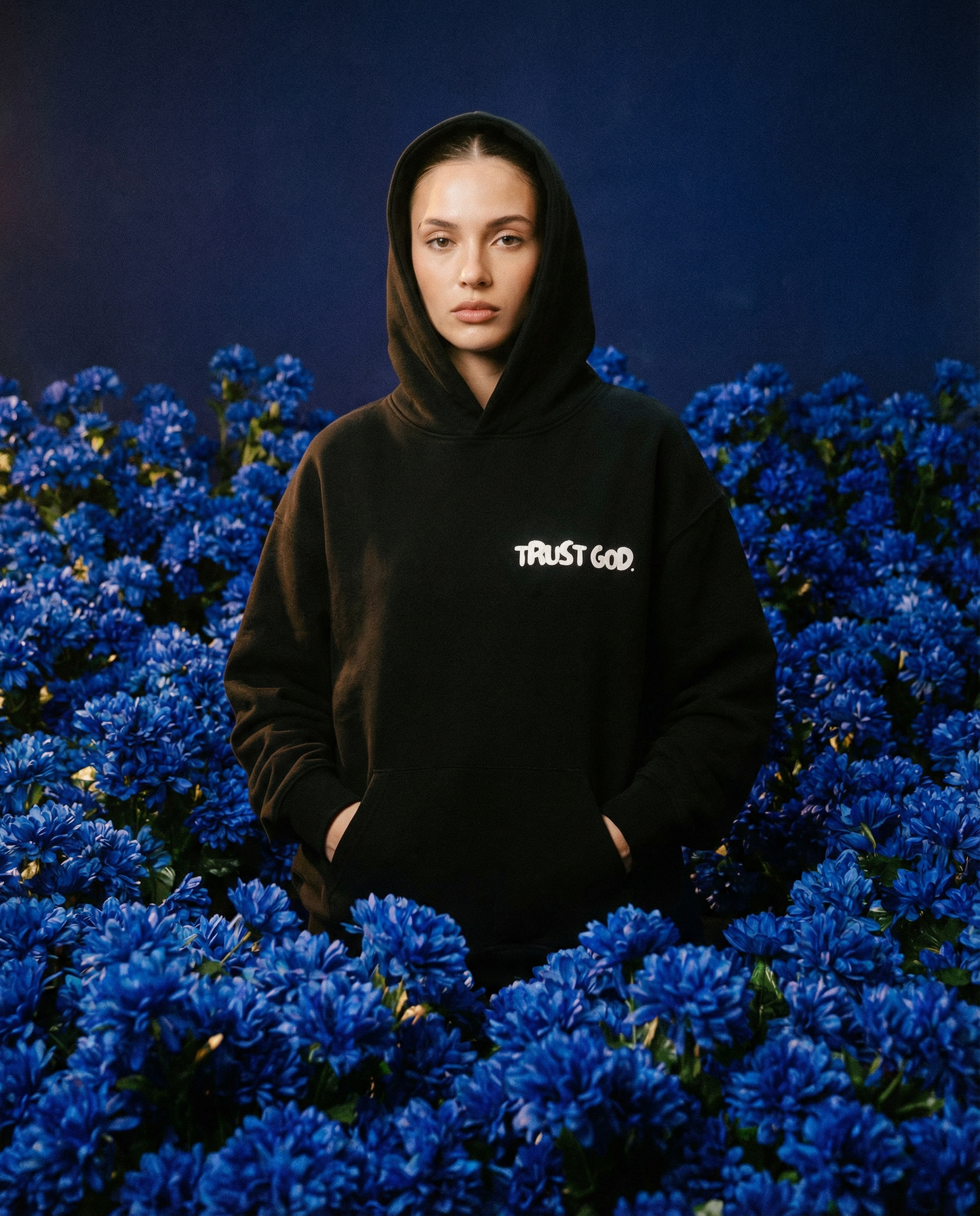 TRUST GOD. - Essential Heavyweight Hoodie
