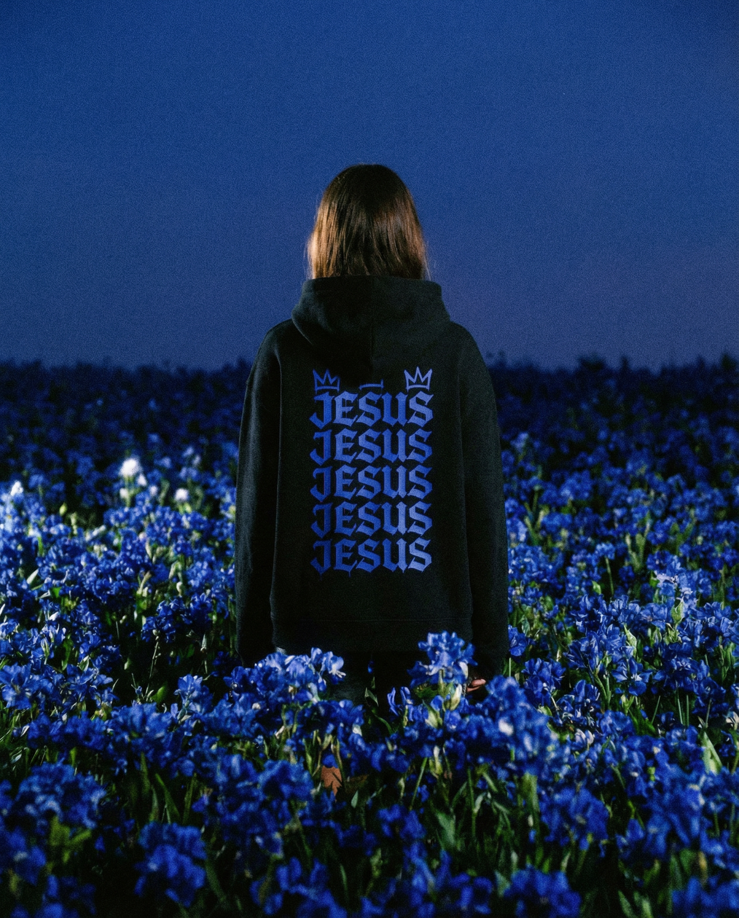 KING JESUS - Oversized Fleece Hoodie