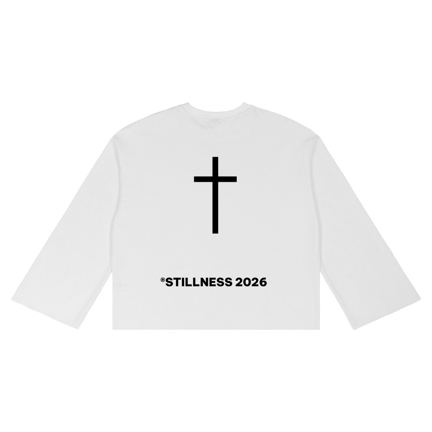 JESUS IS KING - Unisex Waffle Raw Edge T-Shirt