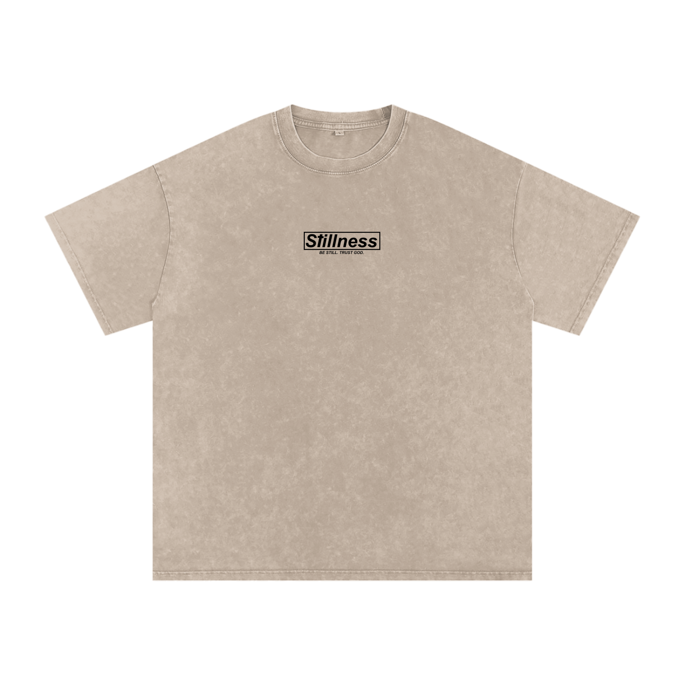 WHAT A FRIEND WE HAVE IN JESUS - Snow Washed Oversized Cotton T-Shirt