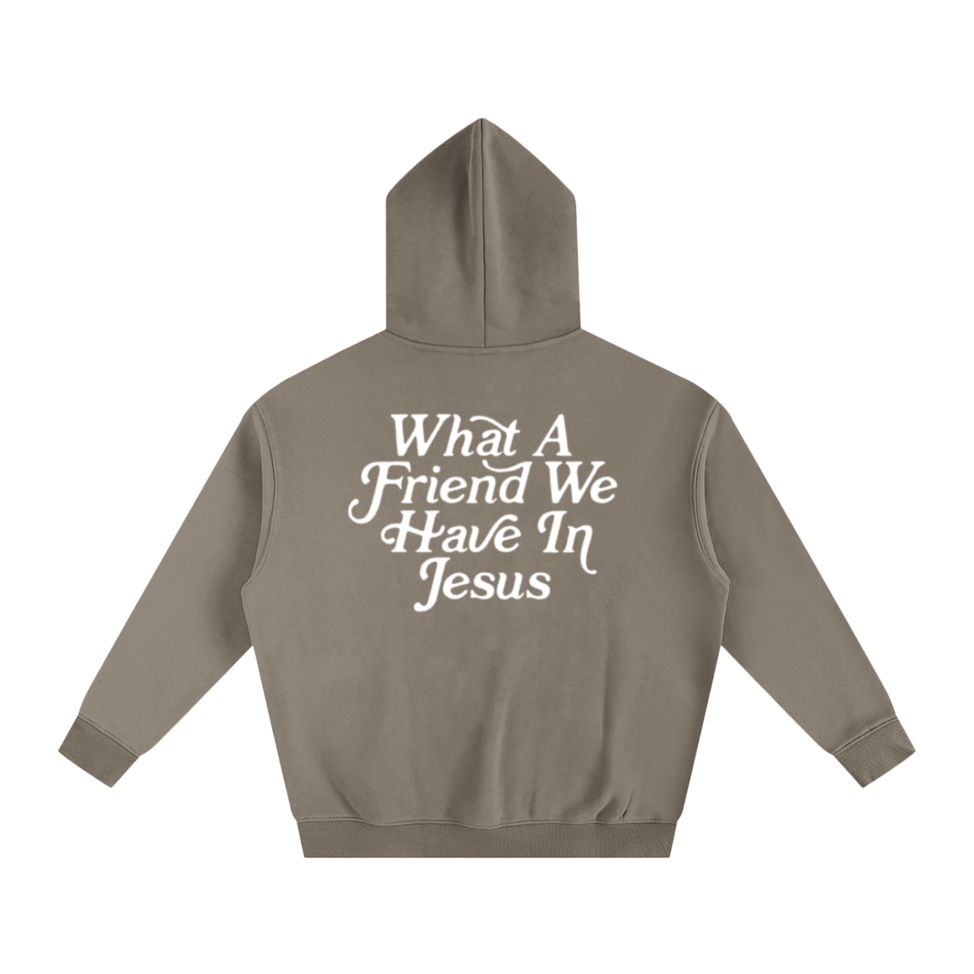 WHAT A FRIEND - Oversize Fleeced Hoodie