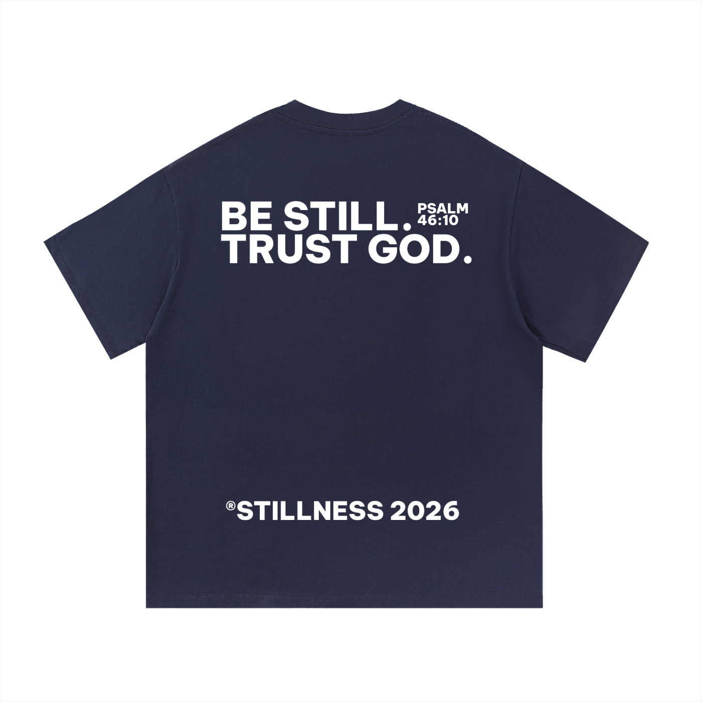 BE STILL. TRUST GOD. ohne Jesuskreuz - Essential Cotton T-Shirt