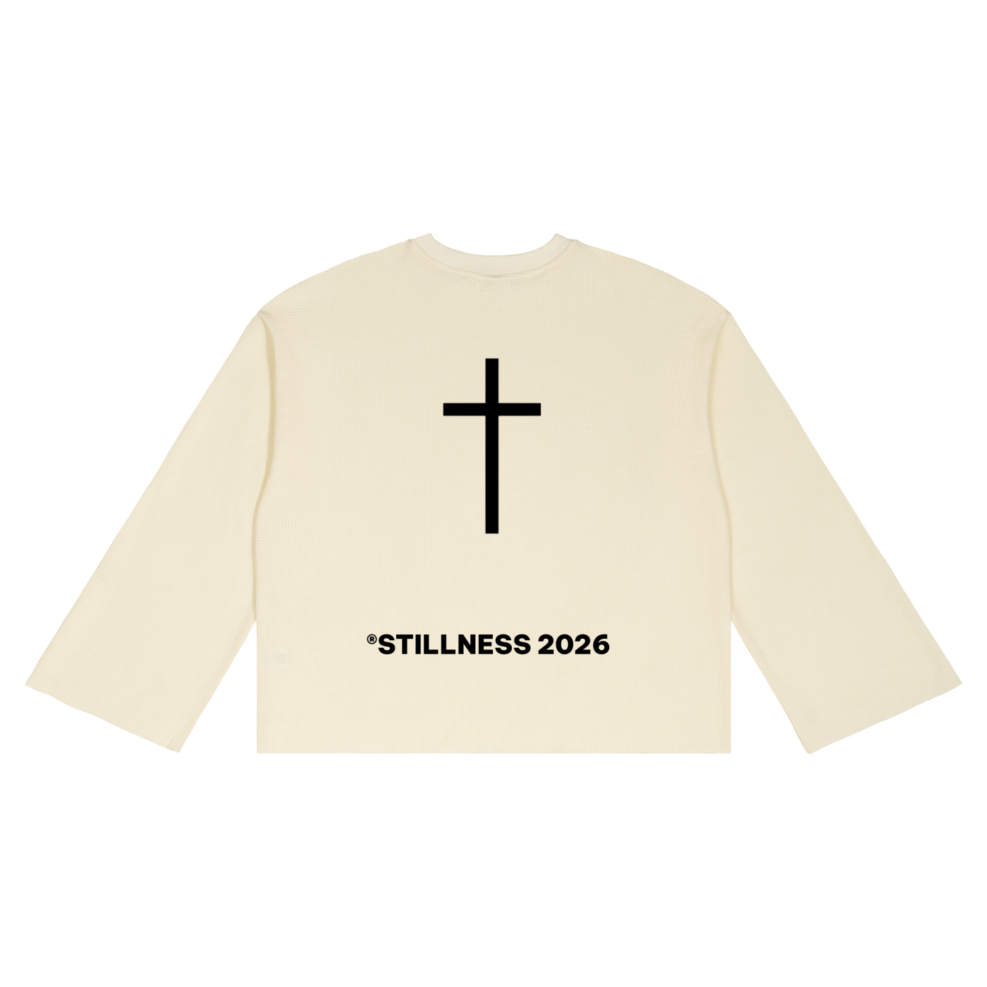 JESUS IS KING - Unisex Waffle Raw Edge T-Shirt