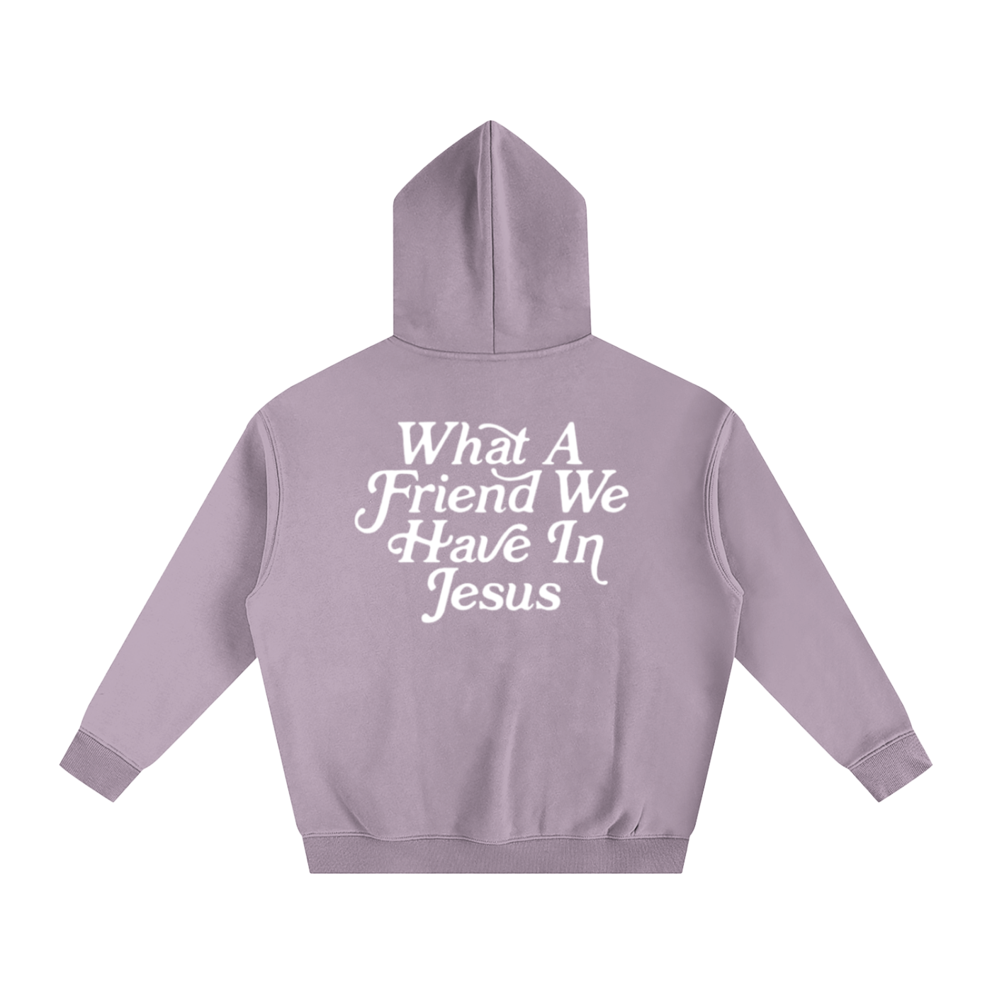 WHAT A FRIEND - Oversize Fleeced Hoodie
